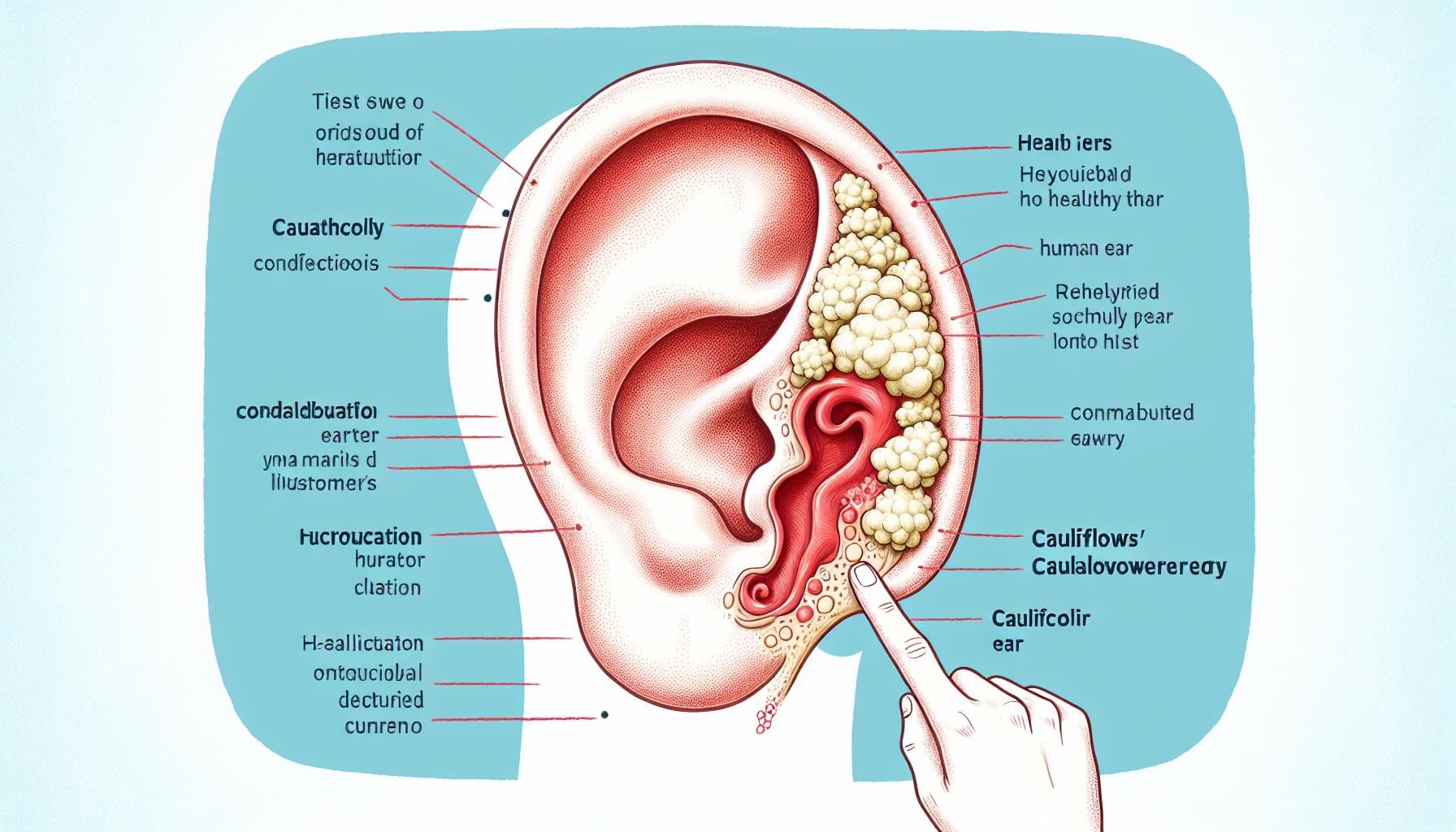 Oreja de coliflor: Causas, prevención y tratamiento 2 Understanding Cauliflower Ear Conditions