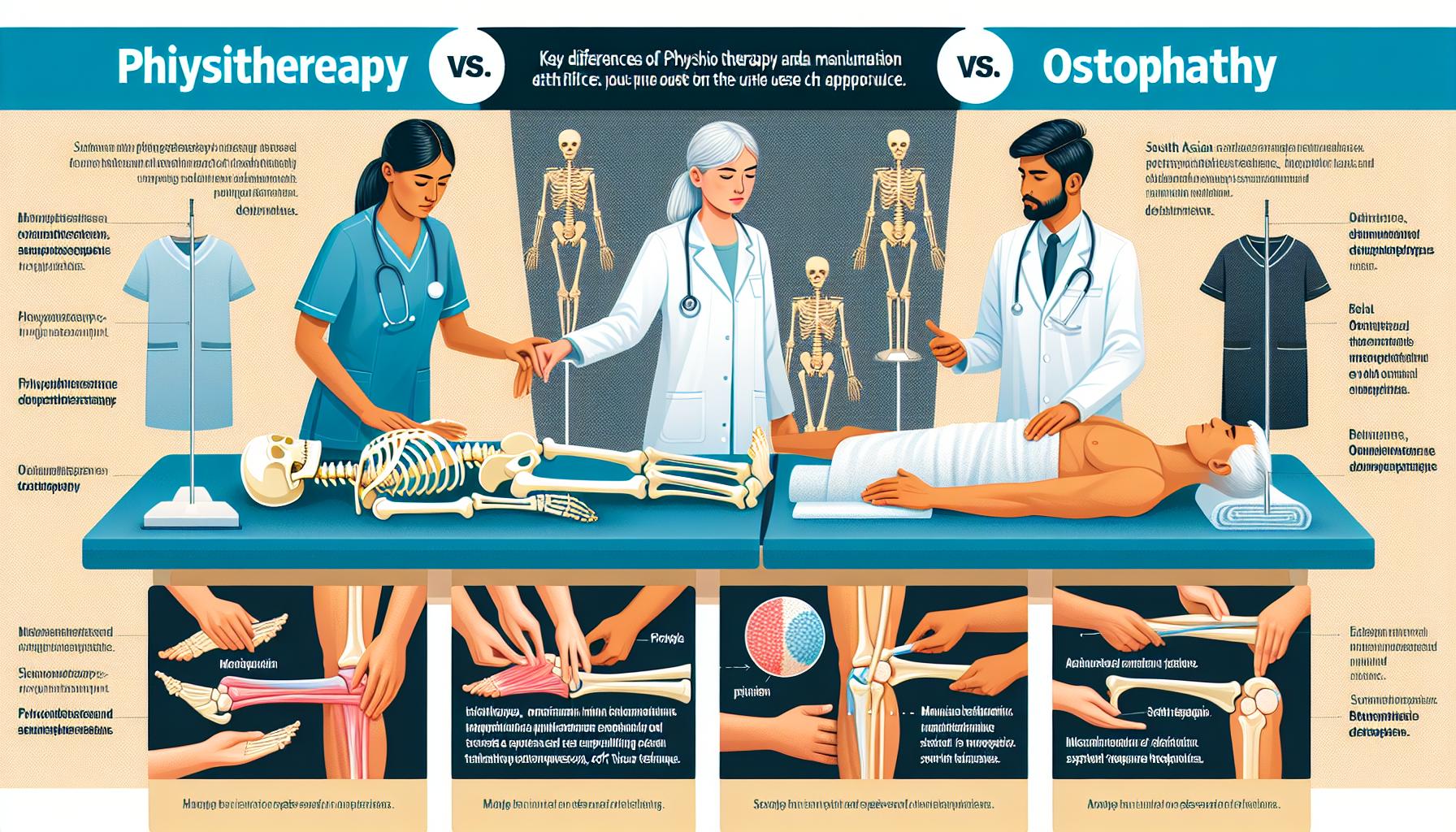 Key Differences Between Physiotherapy and Osteopathy
