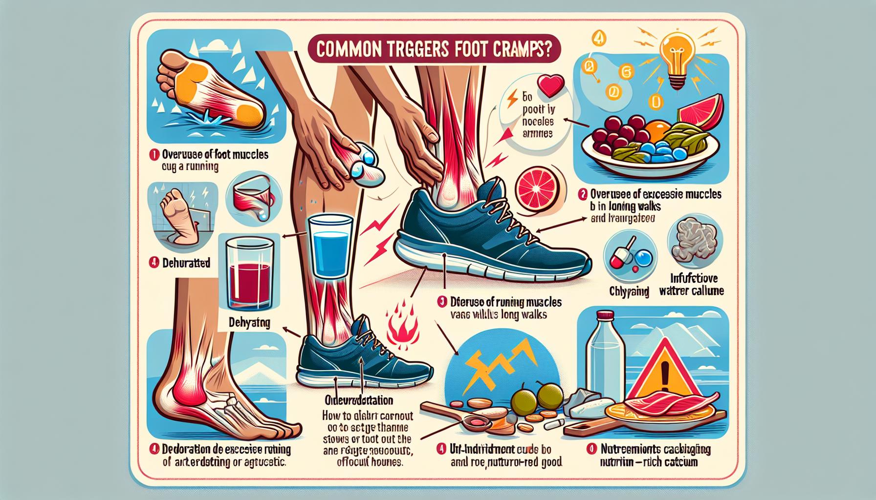 Calambres en los pies: Causas y cómo aliviarlos rápidamente 3 Common Triggers of Foot Cramps